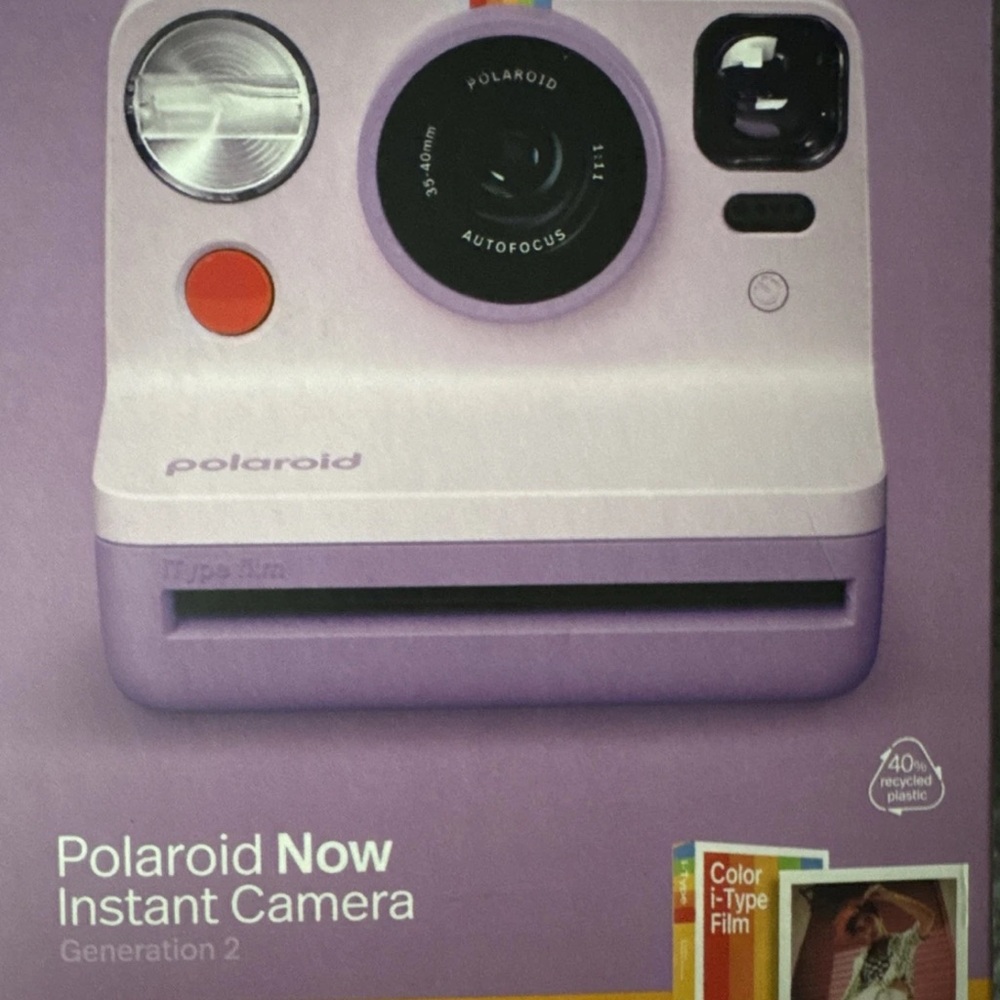 Polaroid Now Instant Camera - Vibrant Purple